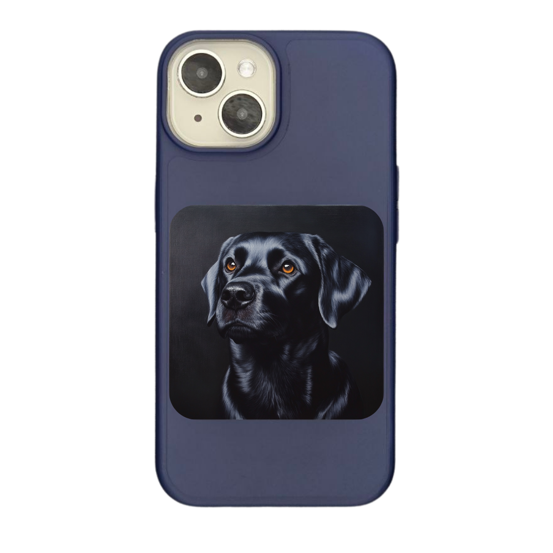 Midnight Gaze Labrador Retriever Phone Case