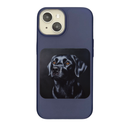 Midnight Gaze Labrador Retriever Phone Case