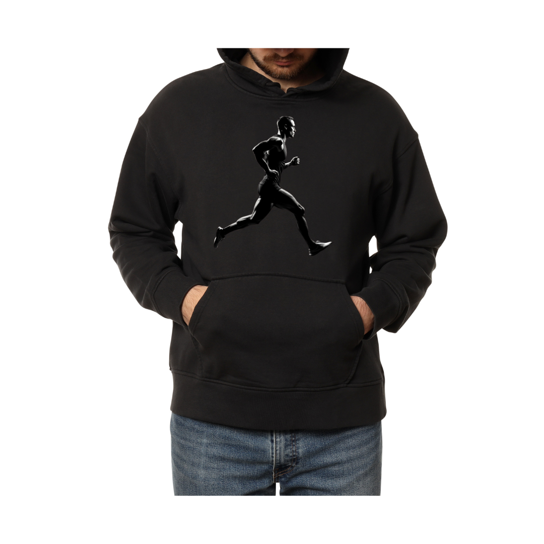 Stride of Speed: The Power of Running-Hoodie
