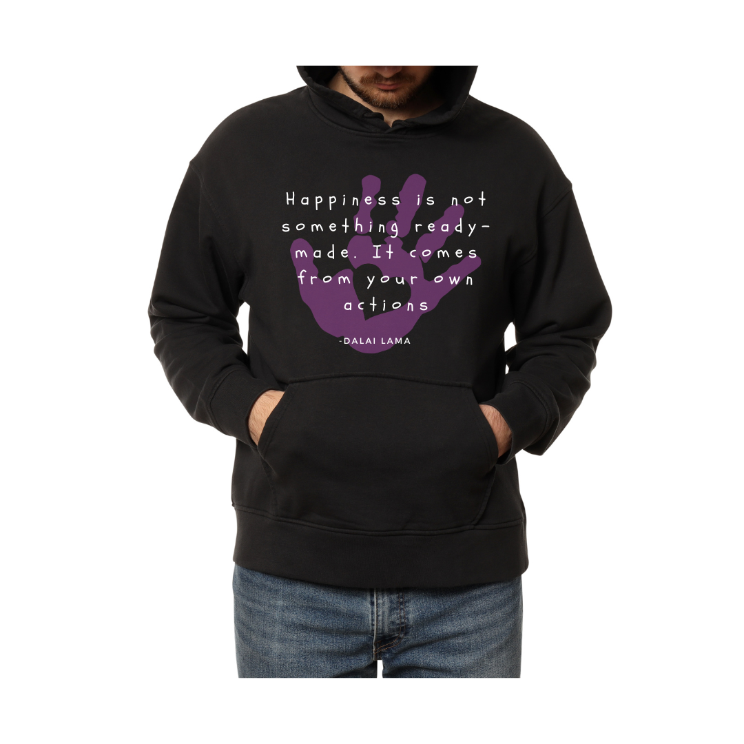 Happiness is Not Something Ready-Made-Hoodie