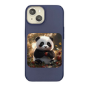Sweet Panda with Autumn Harvest Charm Phone Case