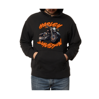 Harley Davidson Cruiser - Night Rider-Hoodie