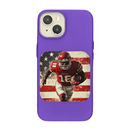 Power Play: American Football in Motion Phone Case