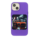 Audi R8 - Neon Storm Phone Case