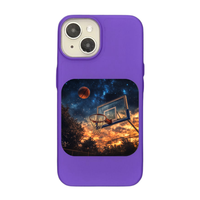 Cosmic Dunk: The Perfect Shot in the Night Sky Phone Case