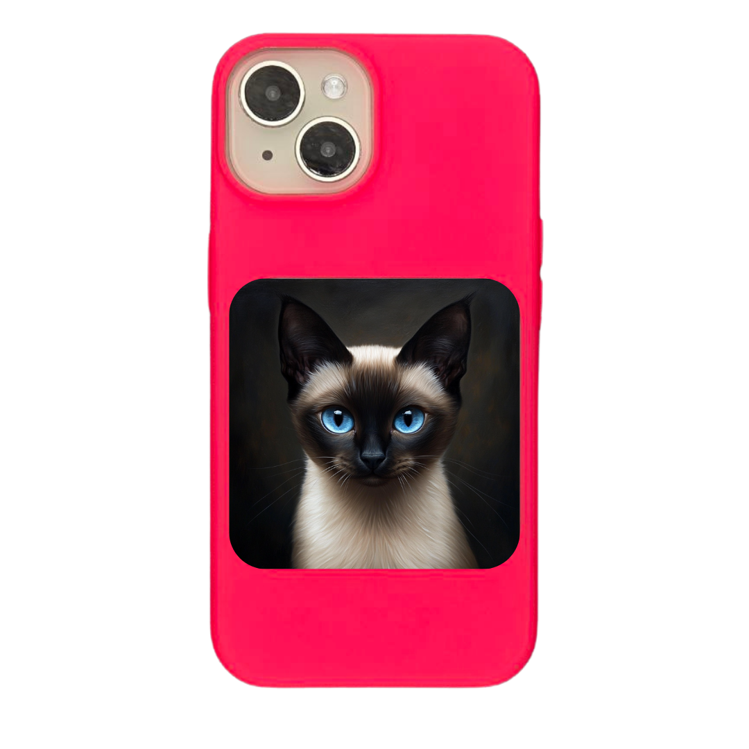 Sapphire Elegance Blue-Eyed Charm Phone Case