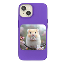 Adorable Hamster with Cherry Blossom Charm Phone Case