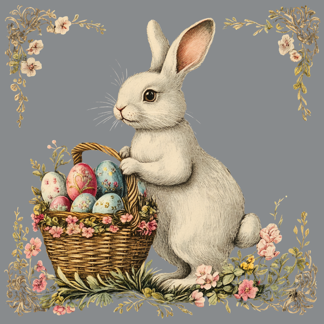 Charming Vintage Easter Card