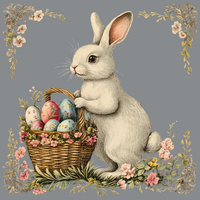 Charming Vintage Easter Card