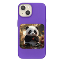 Sweet Panda with Autumn Harvest Charm Phone Case