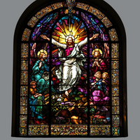 Stained Glass Easter Miracle