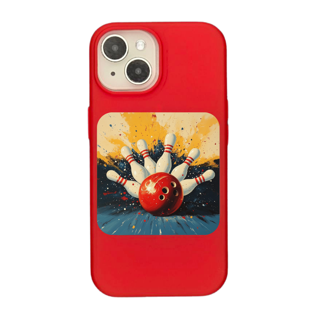 Strike in Motion: The Art of the Perfect Bowl Phone Case