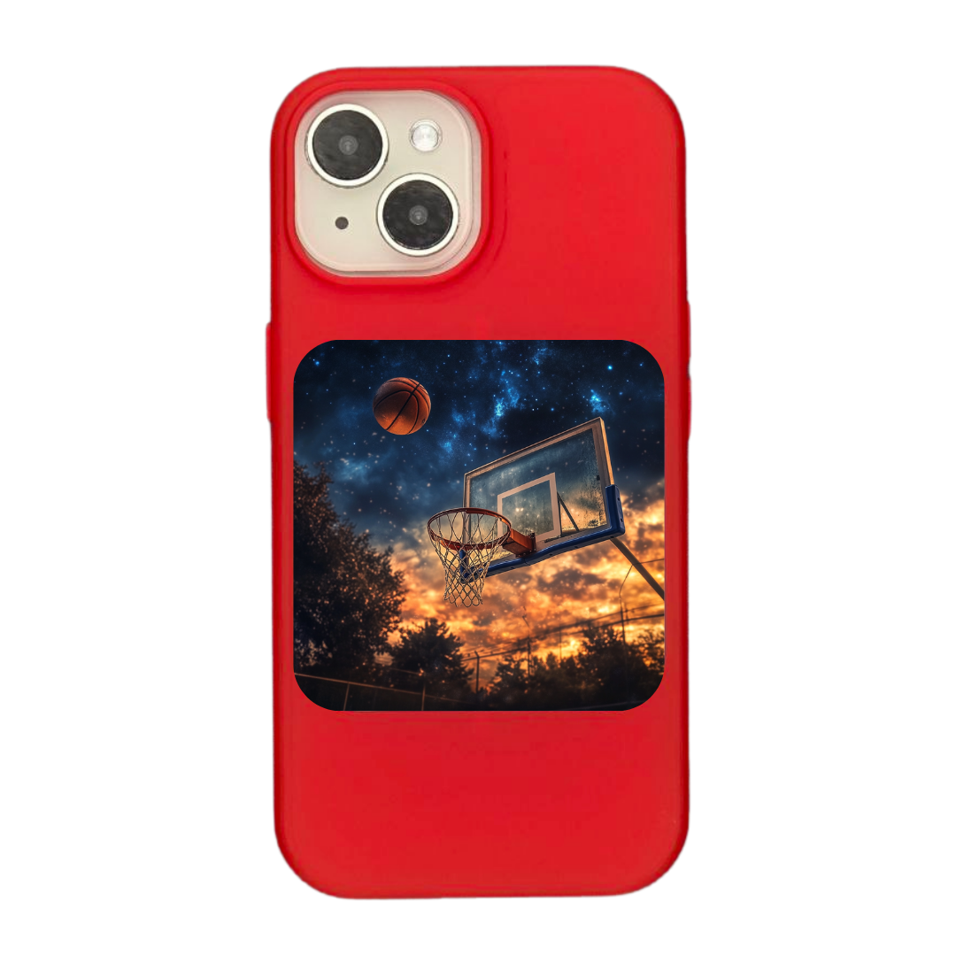 Cosmic Dunk: The Perfect Shot in the Night Sky Phone Case