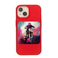 Motocross Red Storm Phone Case