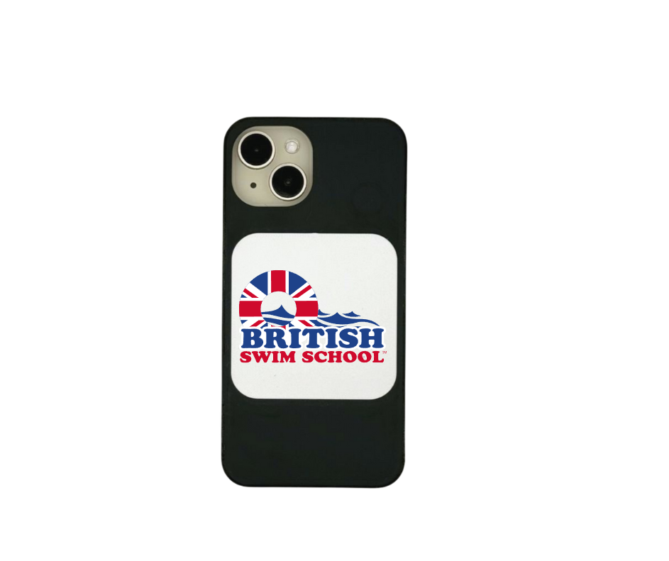 British Swim School Phone Case with White Plate