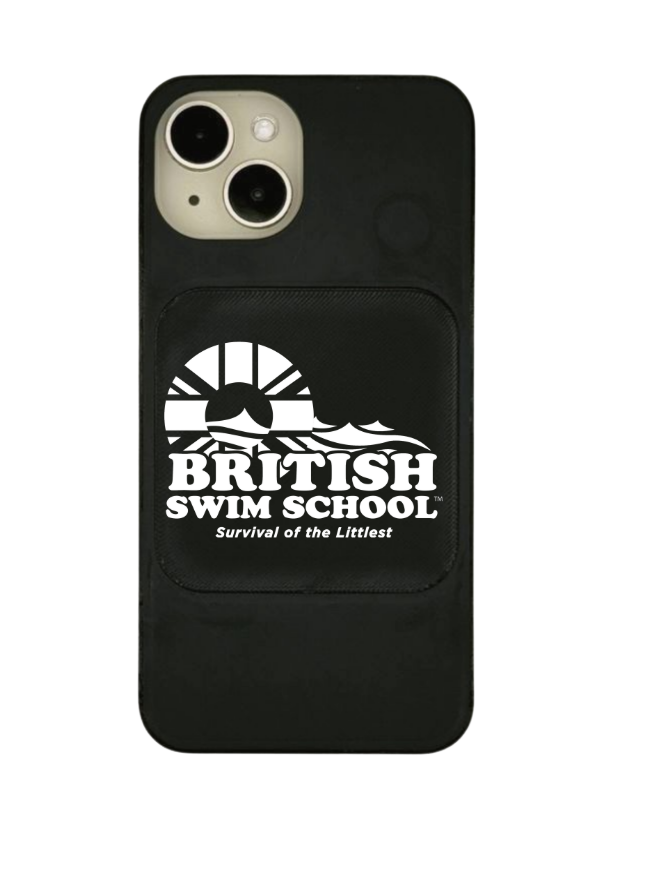British Swim School Phone Case with Black Plate