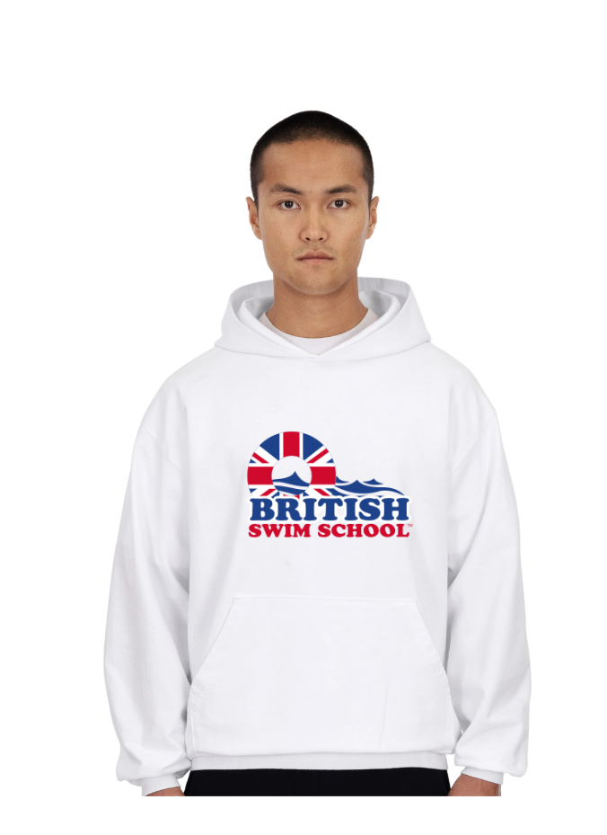 British Swim School White Hoodie