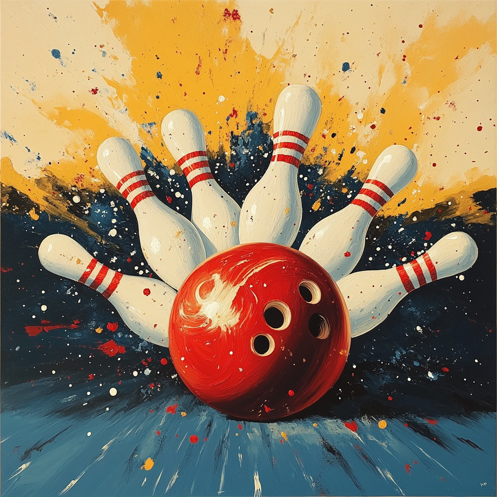 Strike in Motion: The Art of the Perfect Bowl Phone Case