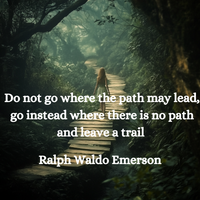 Do Not Go Where the Path May Lead Phone Case