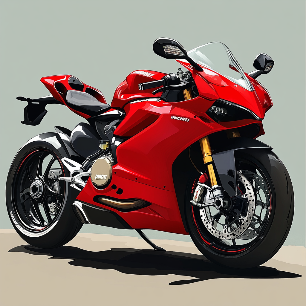 Ducati Panigale V4 - Red Fury Phone Case