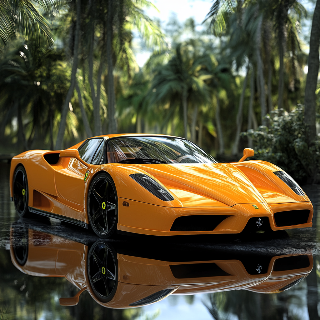 Ferrari Enzo - Golden Blaze Phone Case