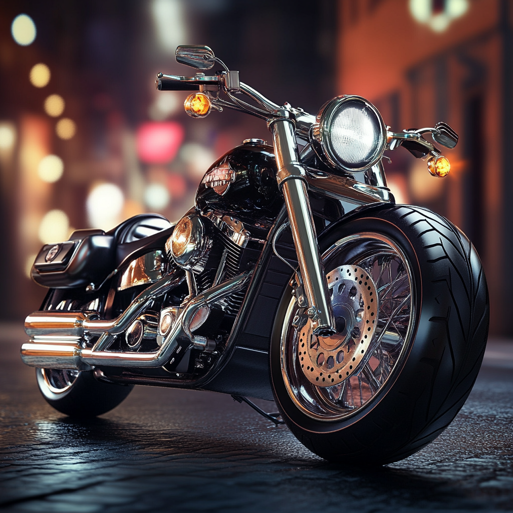 Harley Davidson Cruiser - Night Rider Phone Case