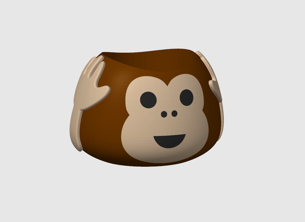 Hear No Evil Monkey Planter