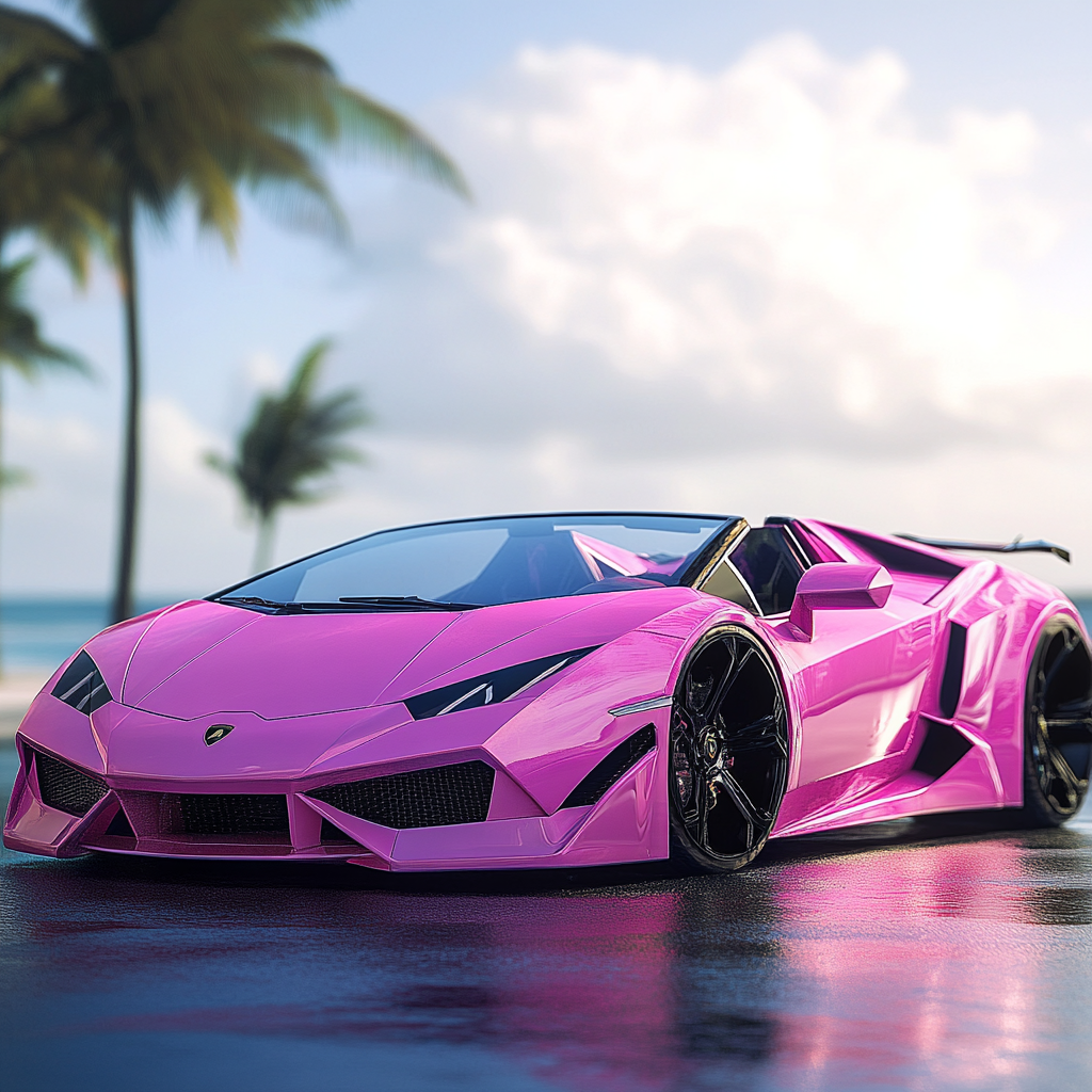 Lamborghini Aventador - Pink Fury Phone Case