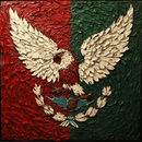 Mexico Flag - Textured Artwork with National Eagle and Symbols Phone Case
