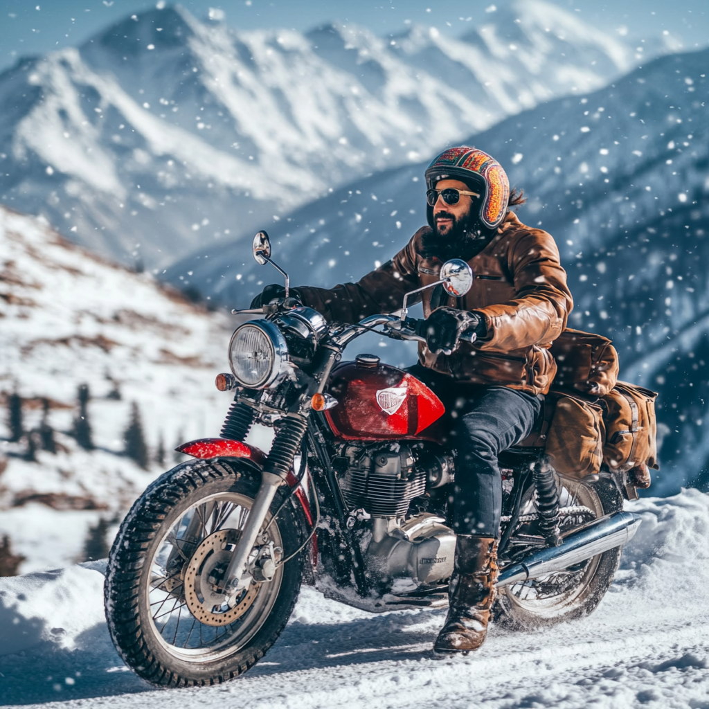 Royal Enfield Bullet - Winter Explorer Phone Case
