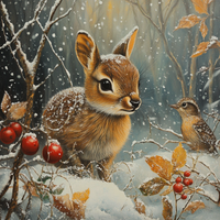 Winter's Whimsy Phone Case